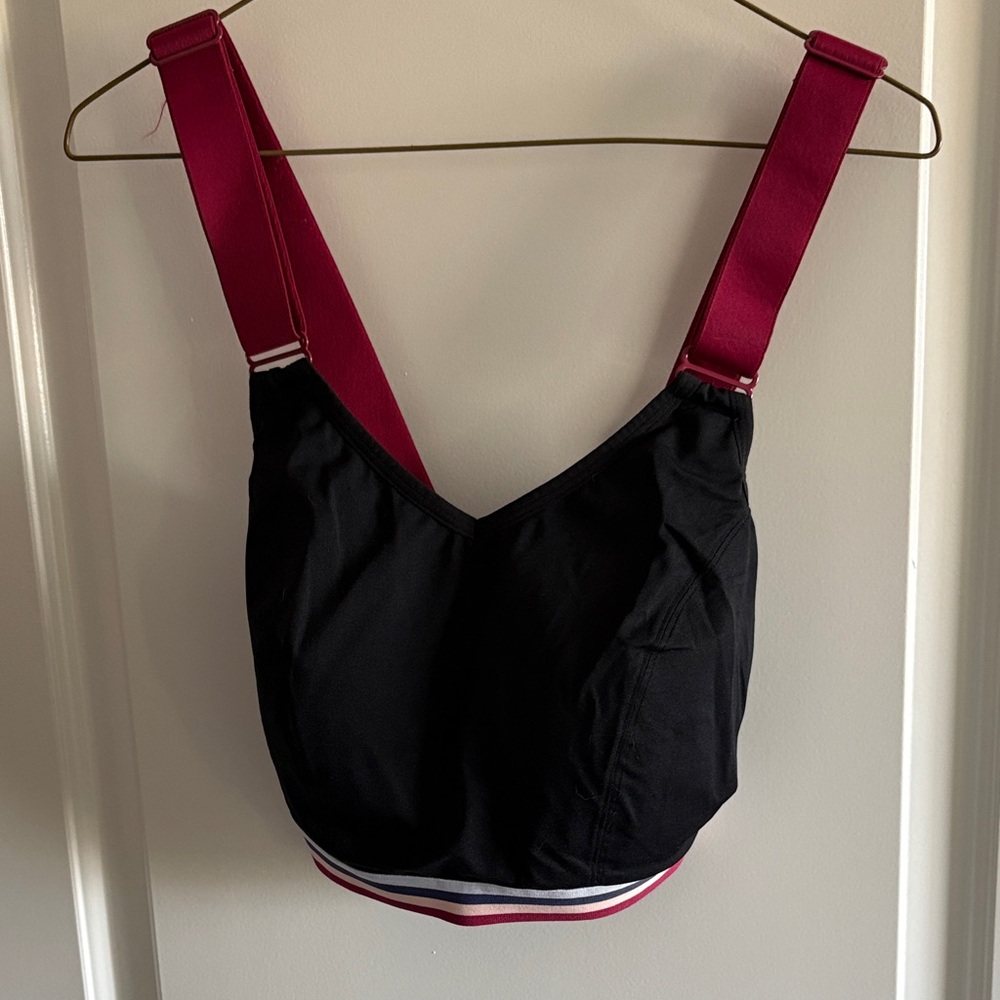 Black and Red livi sports bra